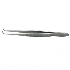Graefe Forcep Tungsten carbide coated tips,Strong Curvedt,10cm